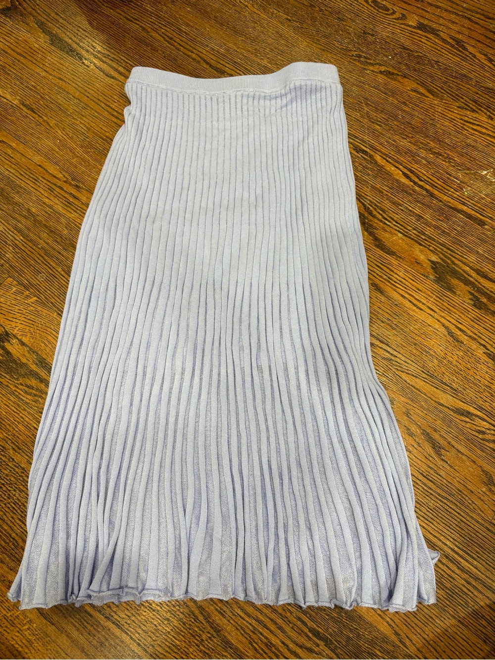 Pleated Midi Skirt in Light Lavender - Women